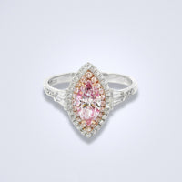 Dainty Lady Pink Diamond Ring - Benny's Gems Creations