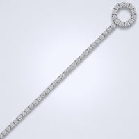 Dainty Lariat Diamond Bracelet - Benny's Gems Creations