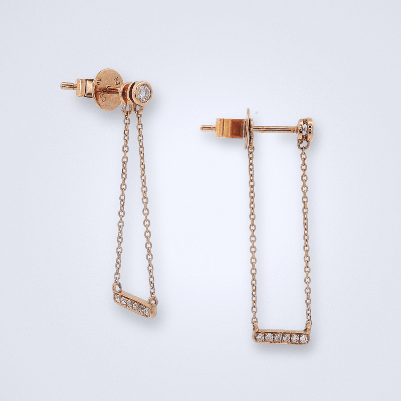 Dainty Rose Gold Diamond - Benny's Gems Creations