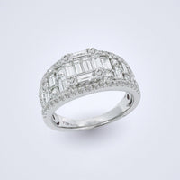Dazzling Baguettes Diamond Ring - Benny's Gems Creations