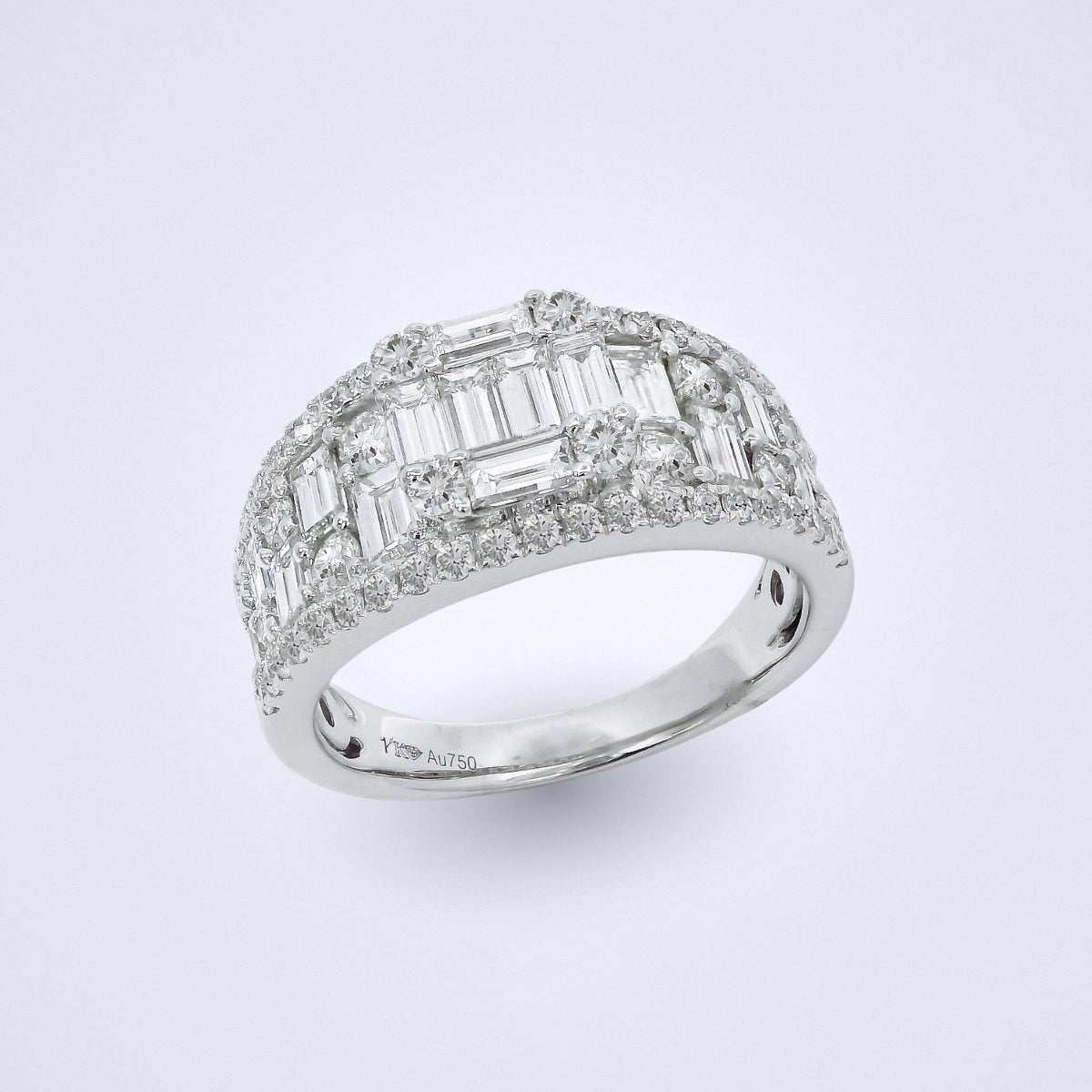 Dazzling Baguettes Diamond Ring - Benny's Gems Creations