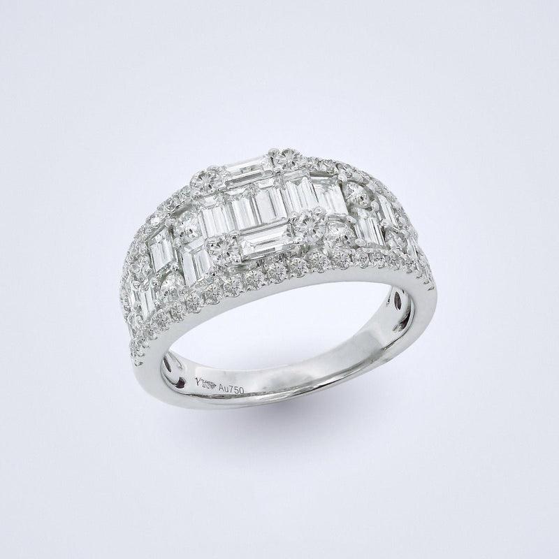 Dazzling Baguettes Diamond Ring - Benny's Gems Creations