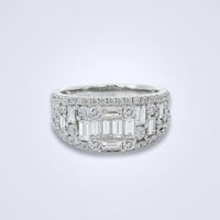 Dazzling Baguettes Diamond Ring - Benny's Gems Creations