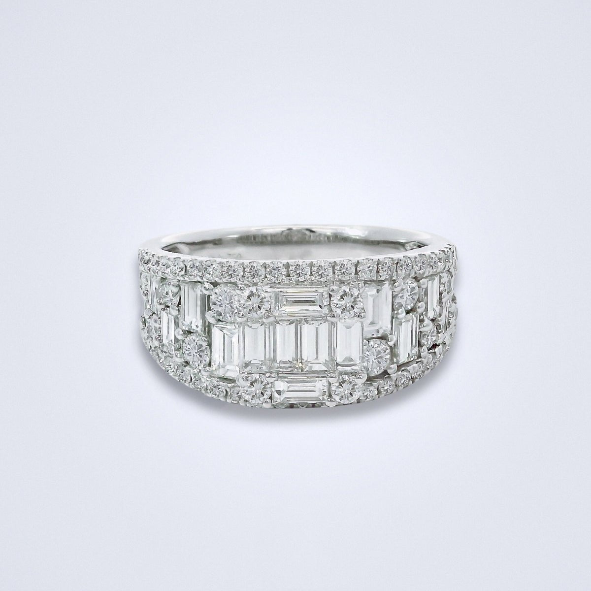 Dazzling Baguettes Diamond Ring - Benny's Gems Creations