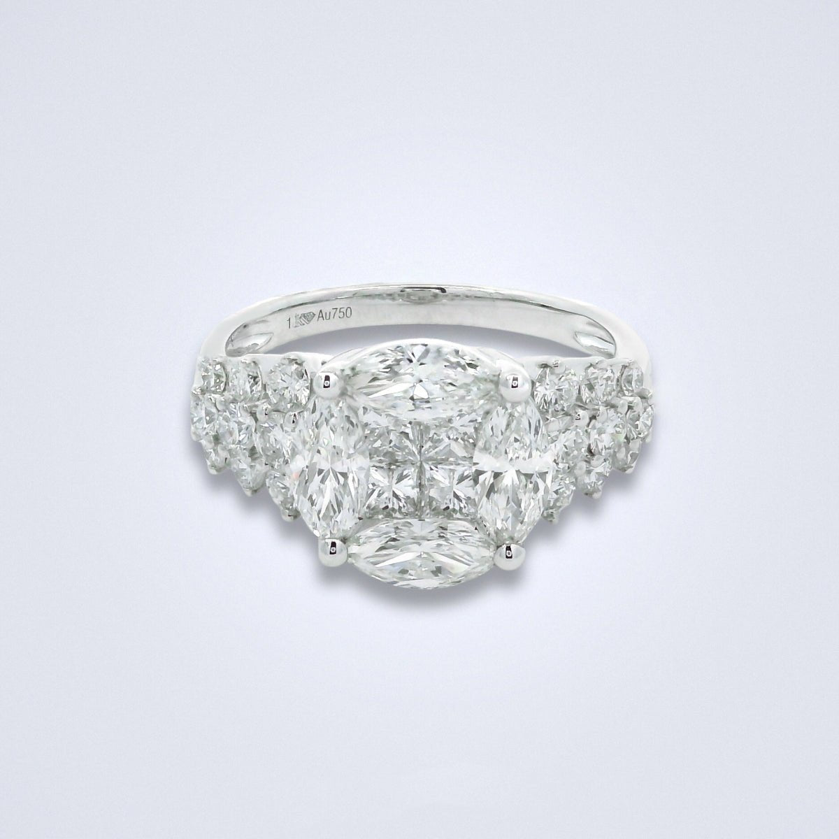 Dazzling Illusion Diamond Ring - Benny's Gems Creations