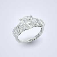 Dazzling White Gold Diamond Ring - Benny's Gems Creations