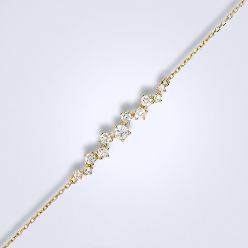Delicate Rhythm Diamond Bracelet - Benny's Gems Creations