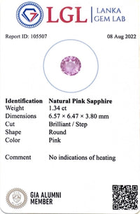 Delicate Rose Sapphire Diamond Ring - Benny's Gems Creations
