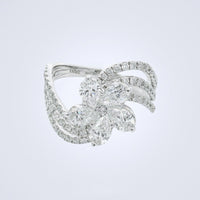 Deluxe Flower Odyssey Diamond Ring - Benny's Gems Creations