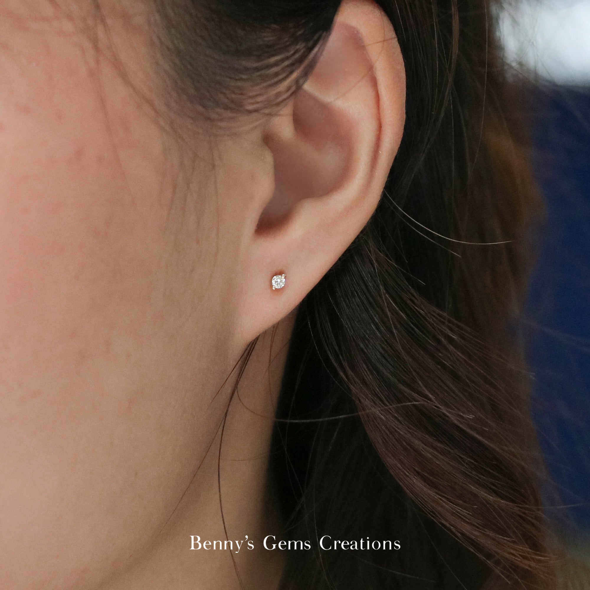Diamond Drizzle Earrings - Benny's Gems Creations