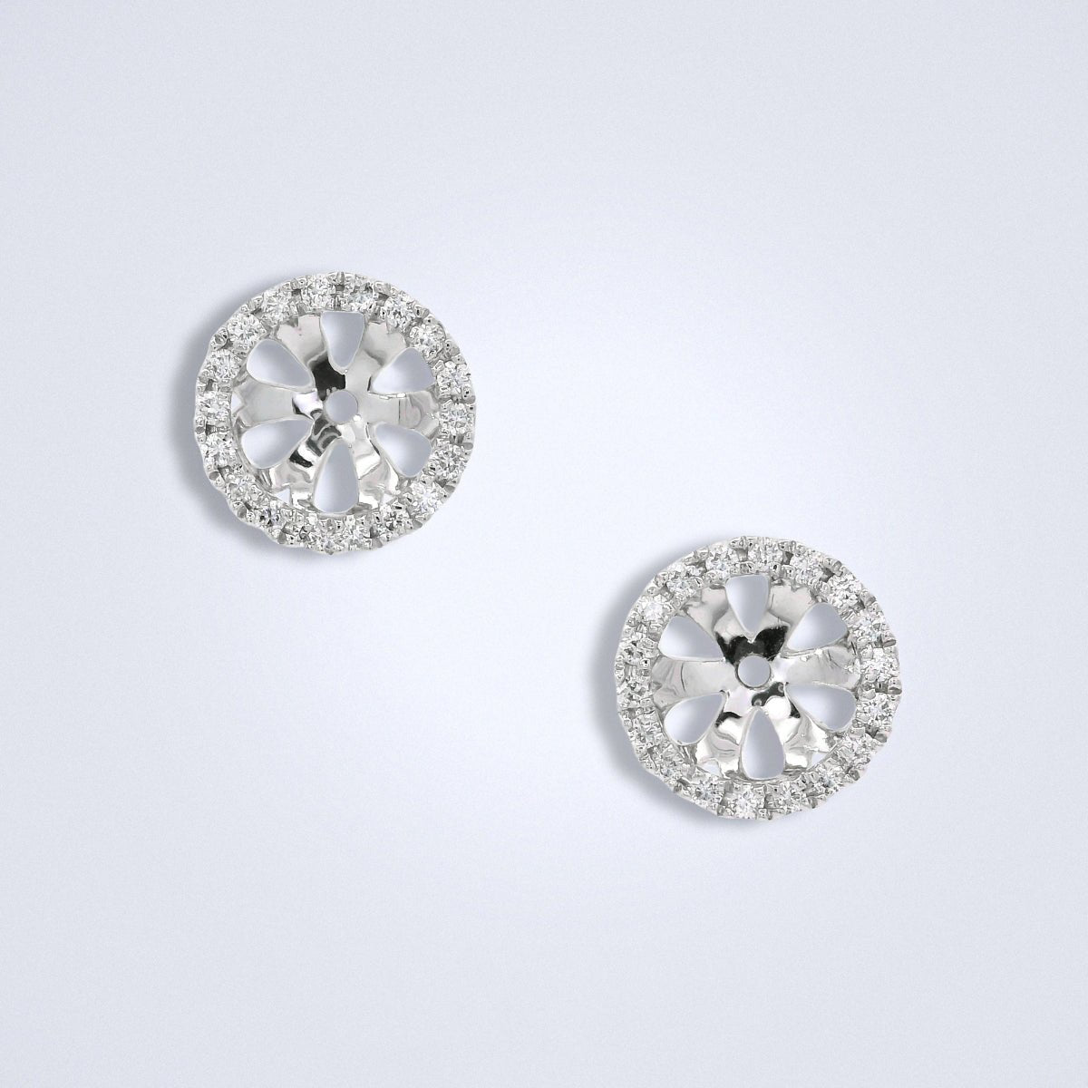Diamond Link Jacket Earrings - Benny's Gems Creations