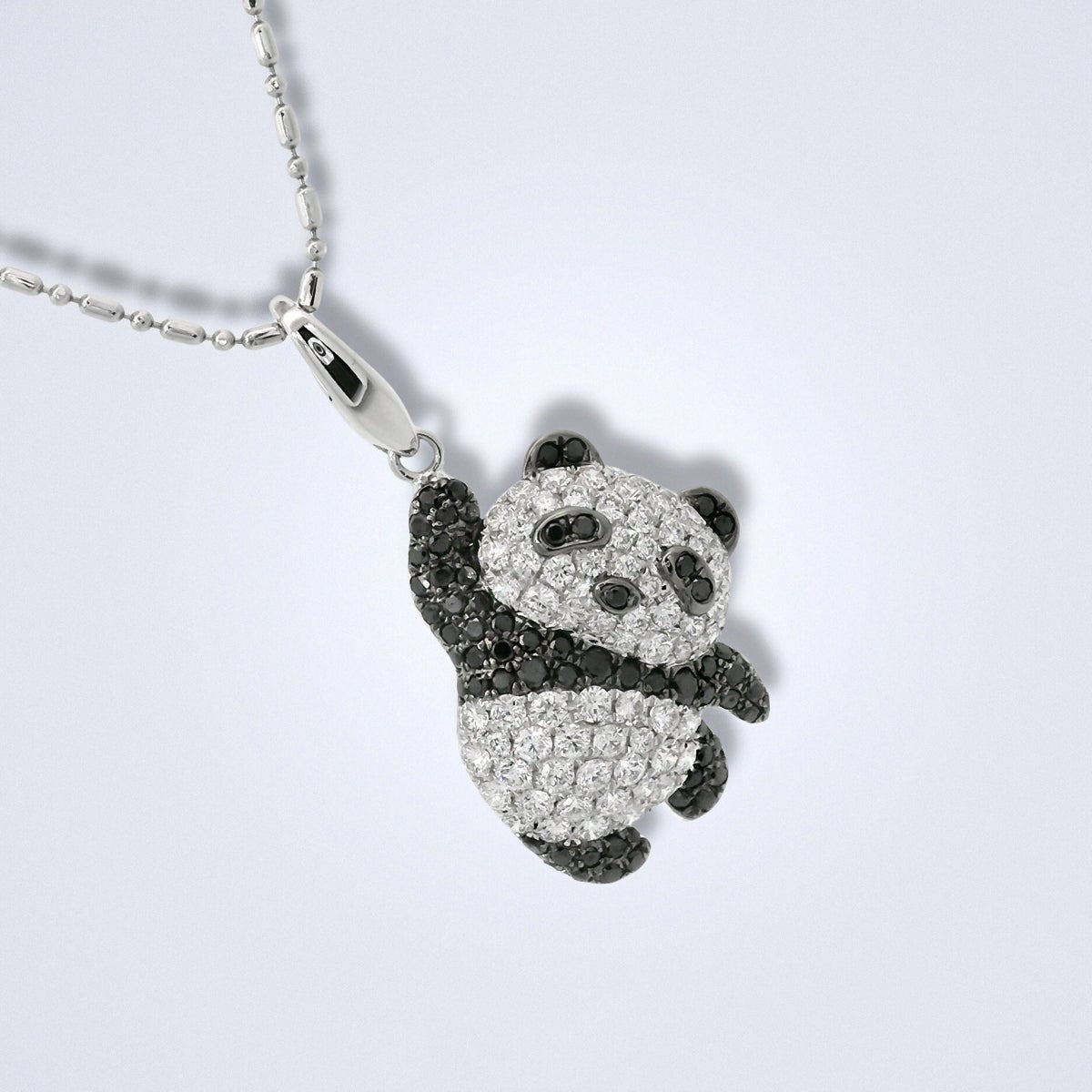 Diamond Panda Pendant - Benny's Gems Creations