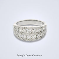 Diamond Pavé Band Ring - Benny's Gems Creations