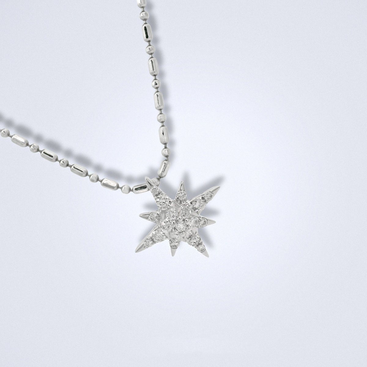 Diamond Starburst Pendant - Benny's Gems Creations