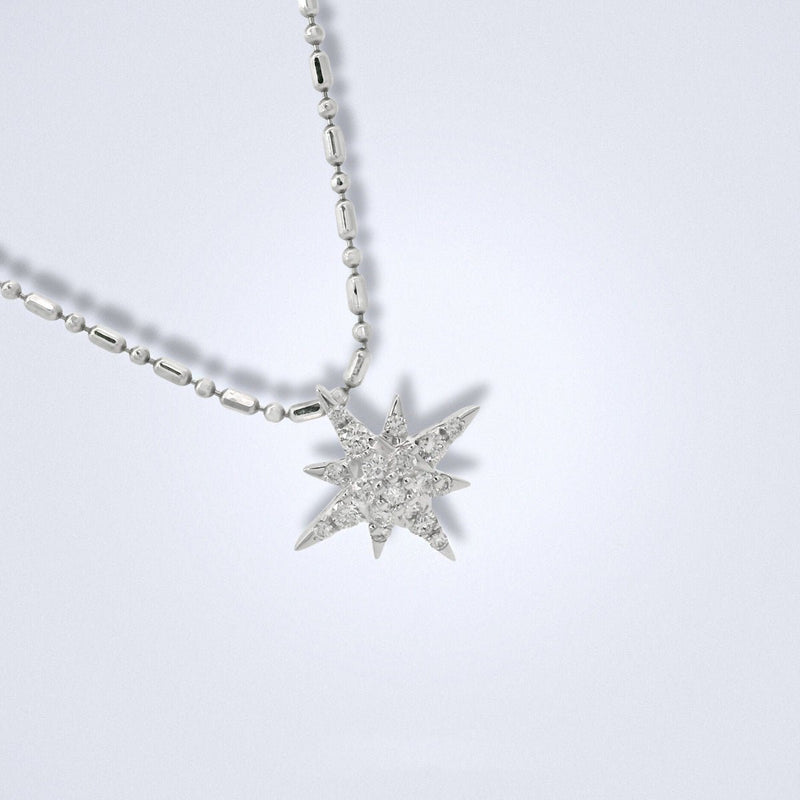 Diamond Starburst Pendant - Benny's Gems Creations
