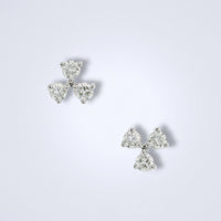 Diamond Trio Stud Earrings - Benny's Gems Creations