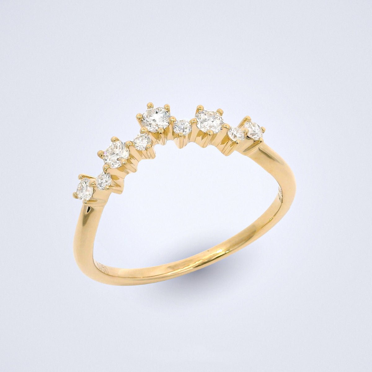 Diamond Twinkle Stack Ring - Benny's Gems Creations
