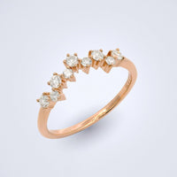 Diamond Twinkle Stack Ring - Benny's Gems Creations