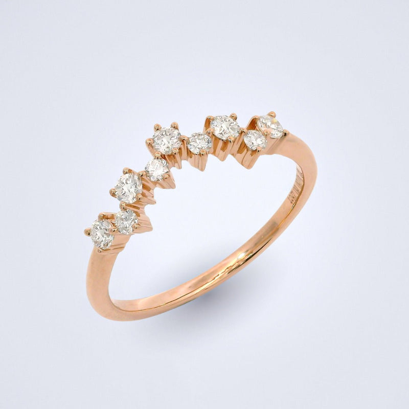 Diamond Twinkle Stack Ring - Benny's Gems Creations