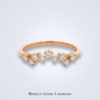 Diamond Twinkle Stack Ring - Benny's Gems Creations