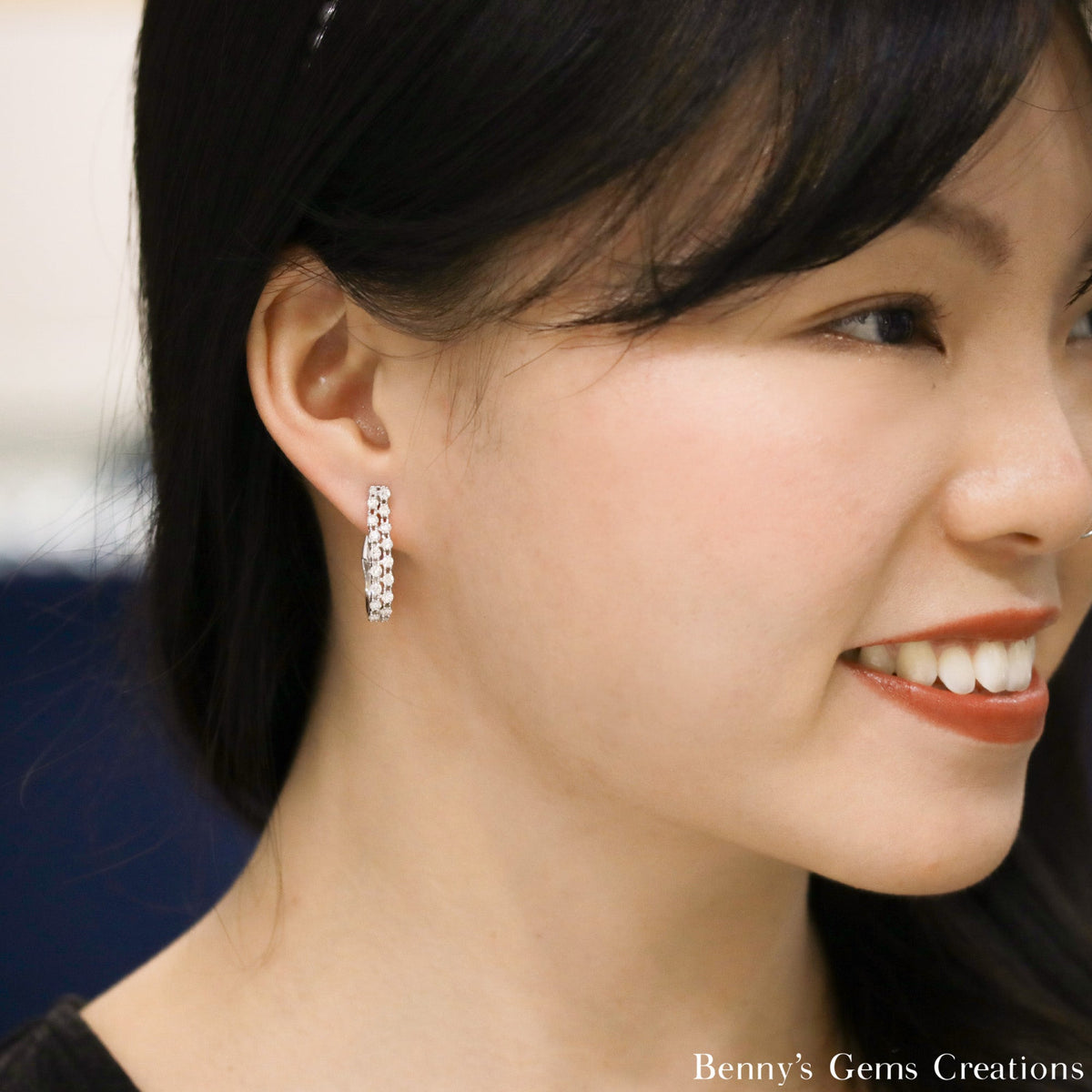 Double Diamond Loops - Benny's Gems Creations