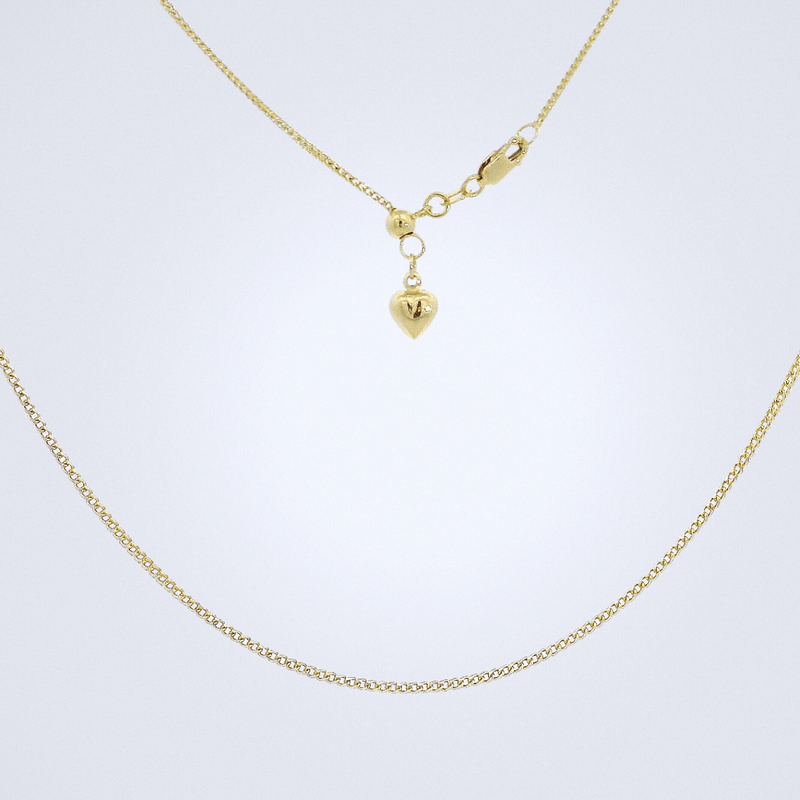 Duo Glimmer Adjustable Gold Wheat Chain - Benny's Gems Creations