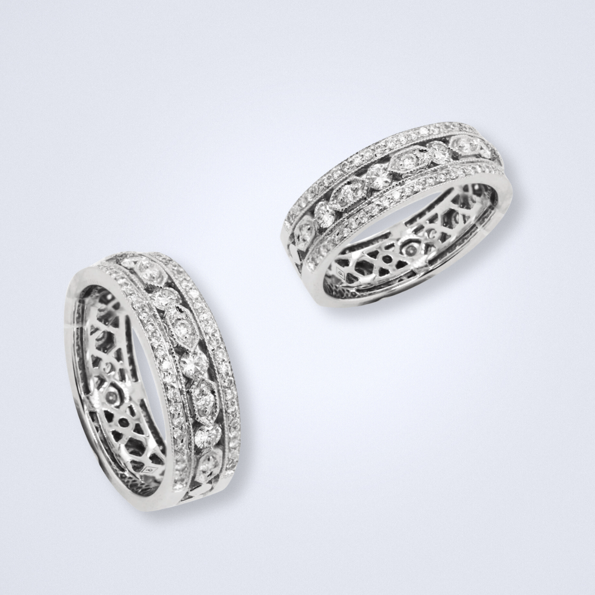 Edwardian Style Diamond Ring - Benny's Gems Creations