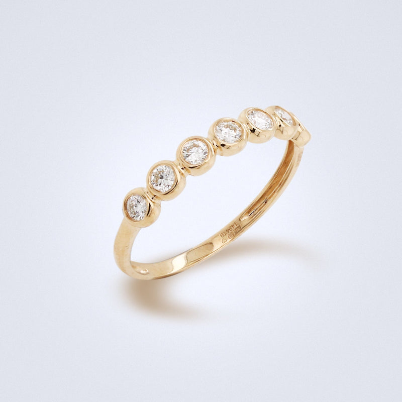 Élan Diamond Bezel Band - Benny's Gems Creations