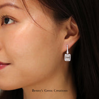 Elegant Illusion Diamond Earrings - Benny's Gems Creations