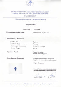 Elegant Sapphire Trilogy Diamond Ring - Benny's Gems Creations