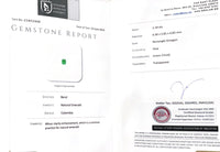 Emerald Glow Trilogy Ring - Benny's Gems Creations