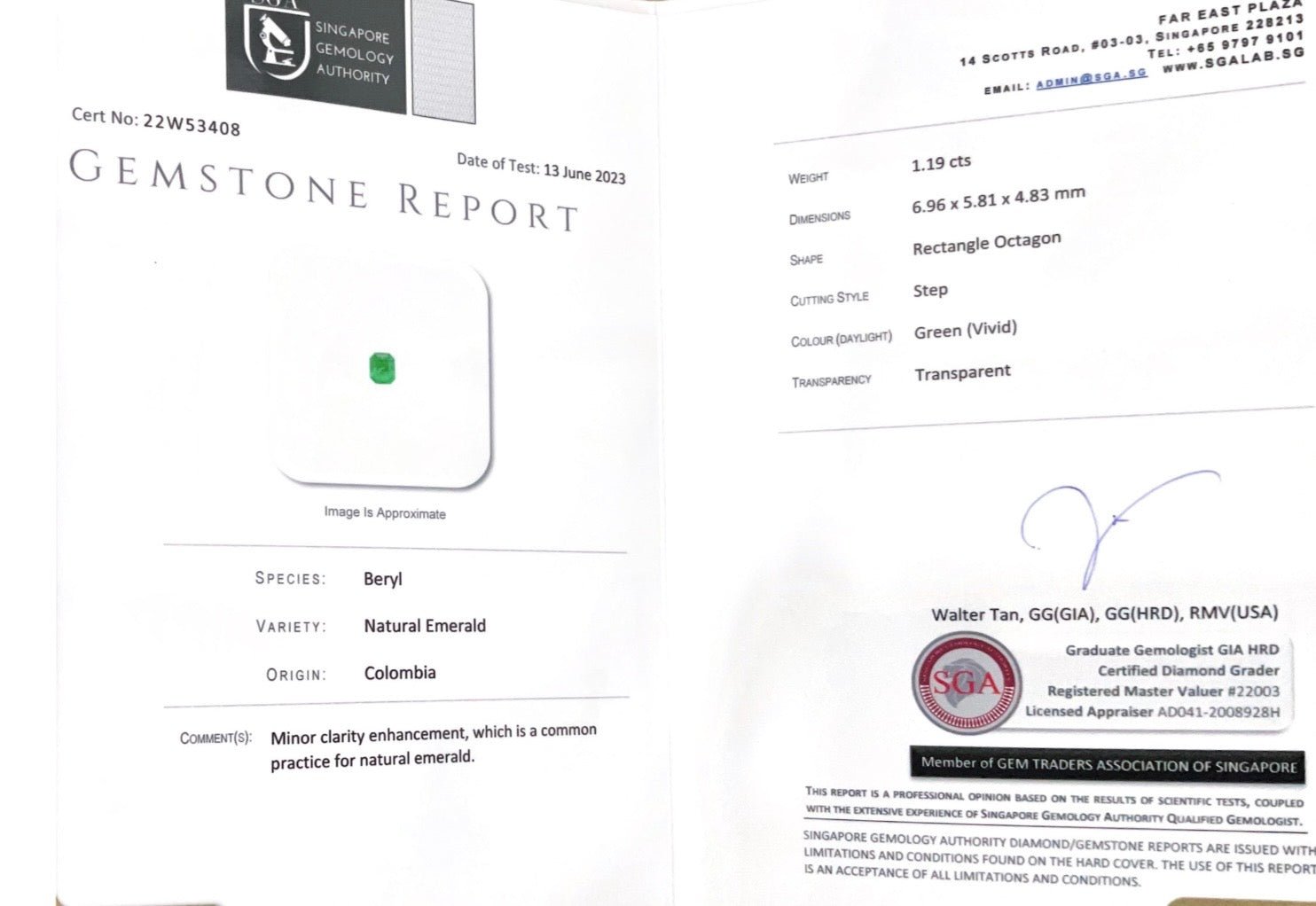 Emerald Glow Trilogy Ring - Benny's Gems Creations