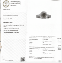 Fancy Chocolate White Gold Diamond Ring - Benny's Gems Creations