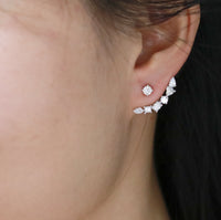 Fancy Diamond Jacket Earrings - Benny's Gems Creations