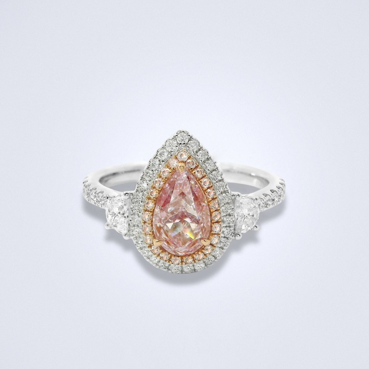 Fancy Pink Delight Diamond Ring - Benny's Gems Creations