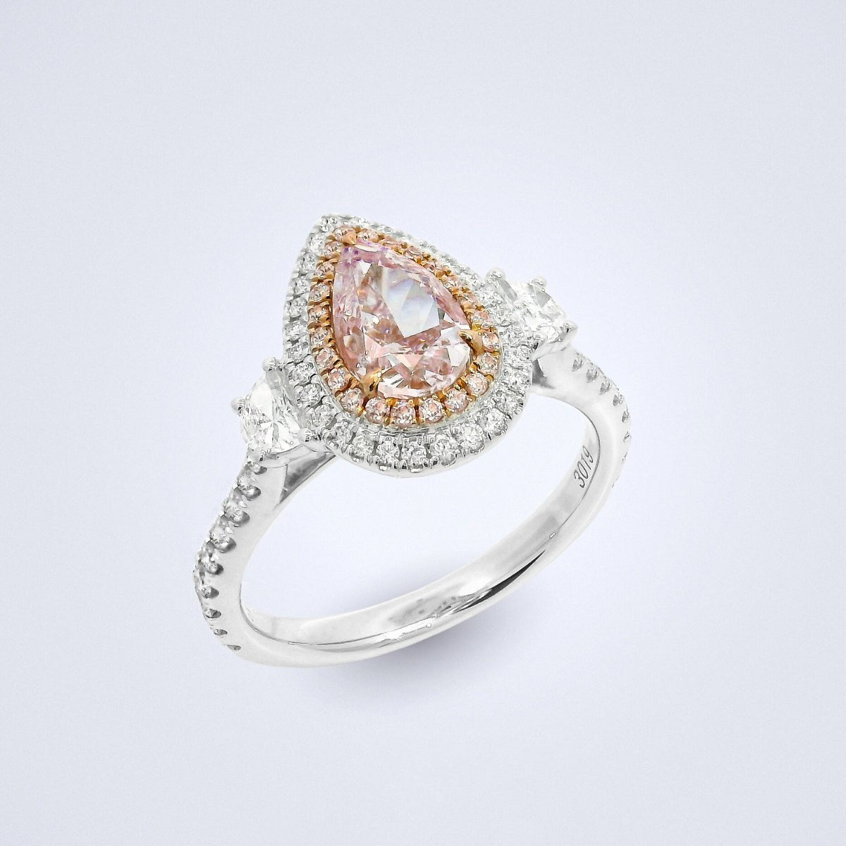 Fancy Pink Delight Diamond Ring - Benny's Gems Creations