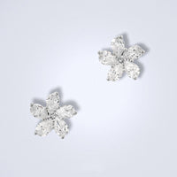 Fleur de Lumière Convertible Diamond Earrings - Benny's Gems Creations