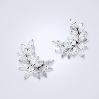 Galactic Star Diamond Cluster Earrings - Benny's Gems Creations