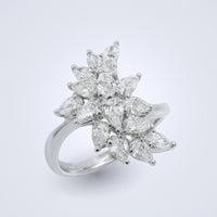 Galactic Star Diamond Cluster Ring - Benny's Gems Creations