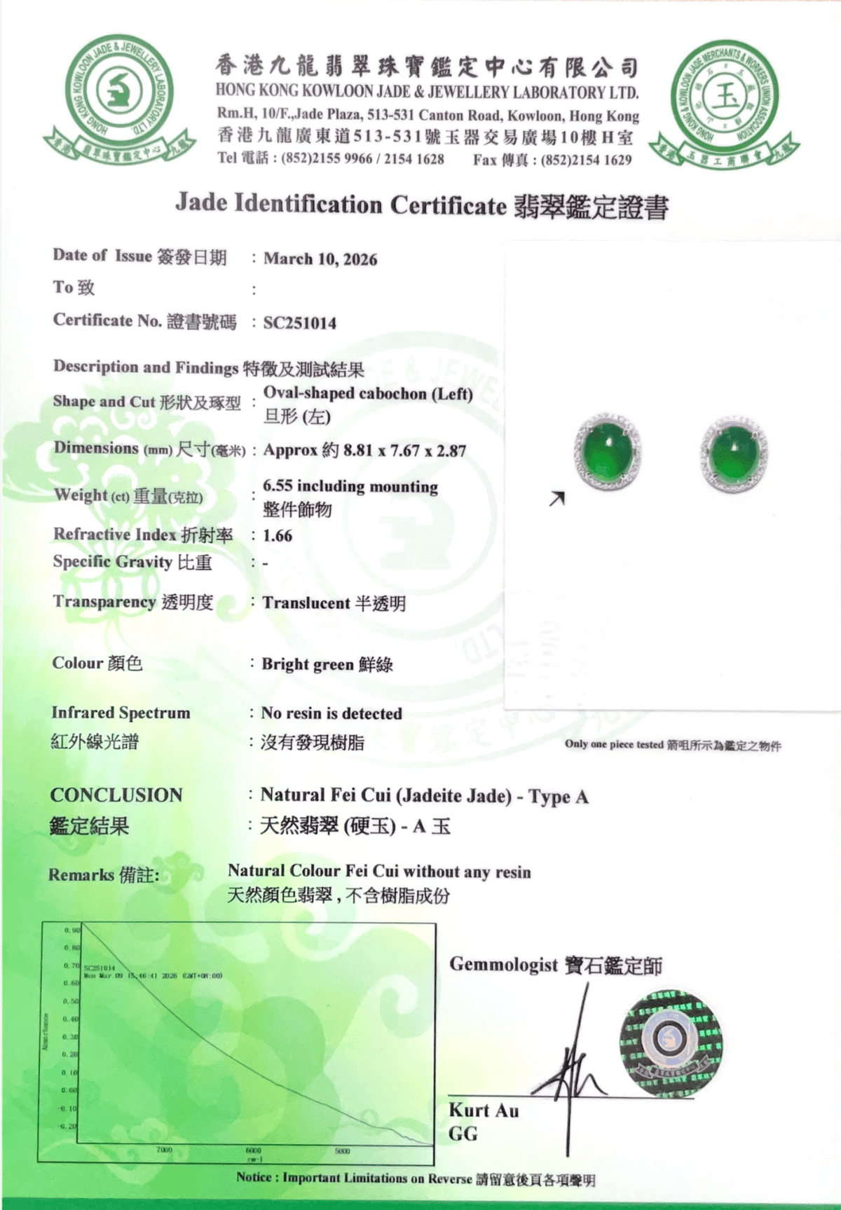 Glowing Jadeite Diamond Earrings - Benny's Gems Creations