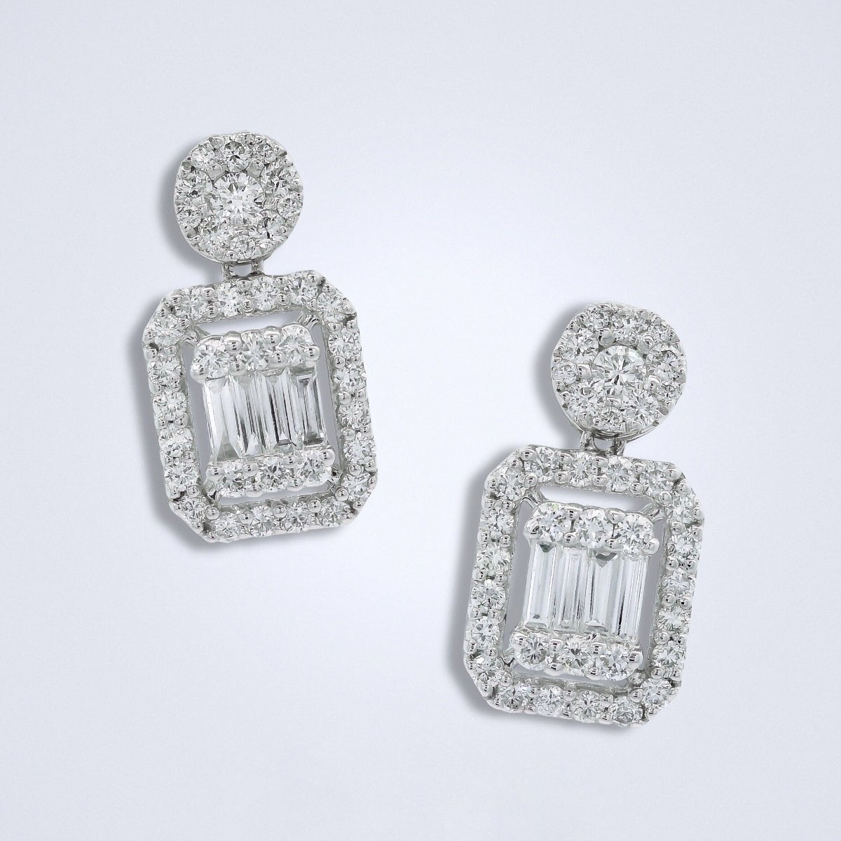Gracious Diamond Earring Studs - Benny's Gems Creations
