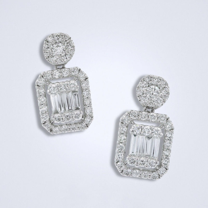 Gracious Diamond Earring Studs - Benny's Gems Creations