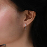 Half Loops Baguette Diamond Earrings - Benny's Gems Creations