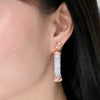 icy luminance jadeite sapphire earrings modeled