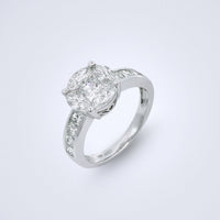 Illusion Channel Set Diamond Ring - Benny's Gems Creations