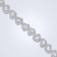Illusion Heart Diamond Bracelet - Benny's Gems Creations