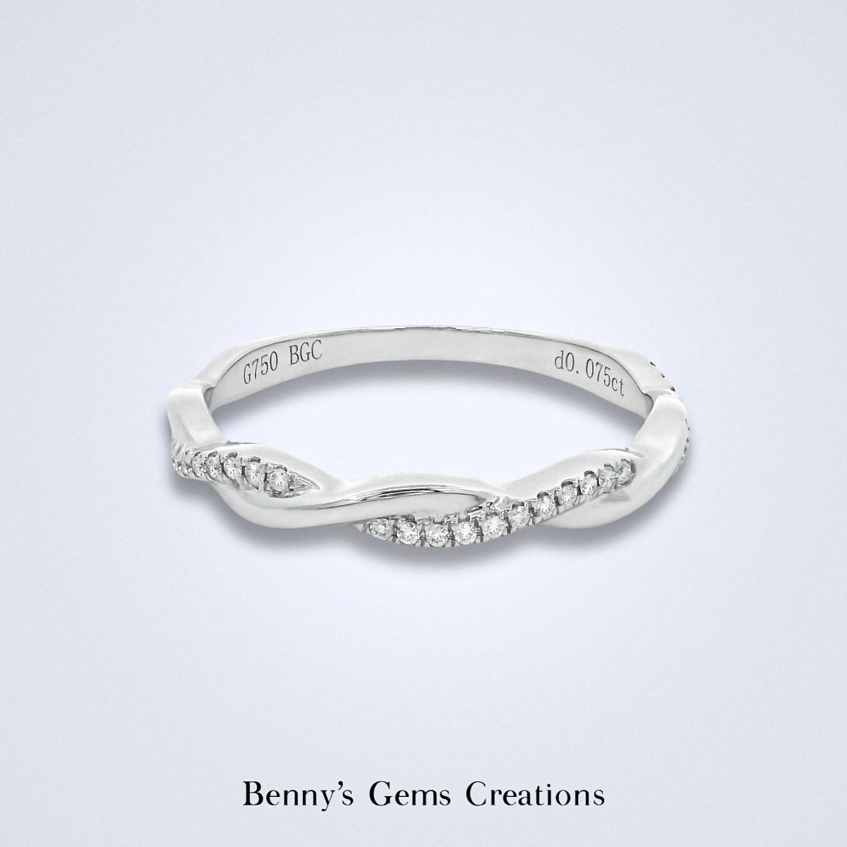Intertwine Diamond Stack Ring - Benny's Gems Creations