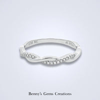 Intertwine Diamond Stack Ring - Benny's Gems Creations