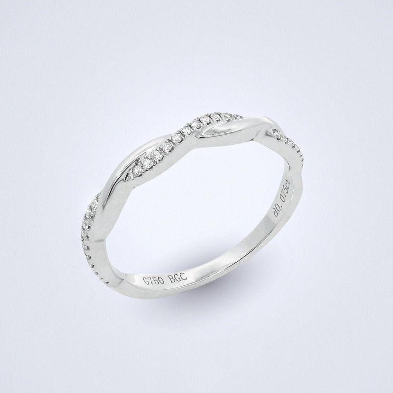Intertwine Diamond Stack Ring - Benny's Gems Creations