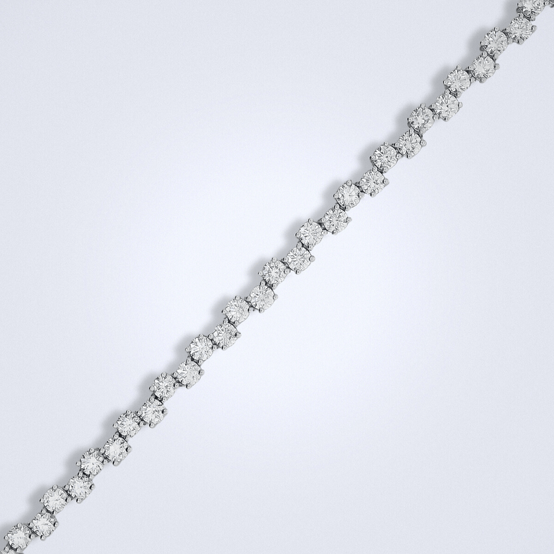 Irregular Diamond Bracelet - Benny's Gems Creations